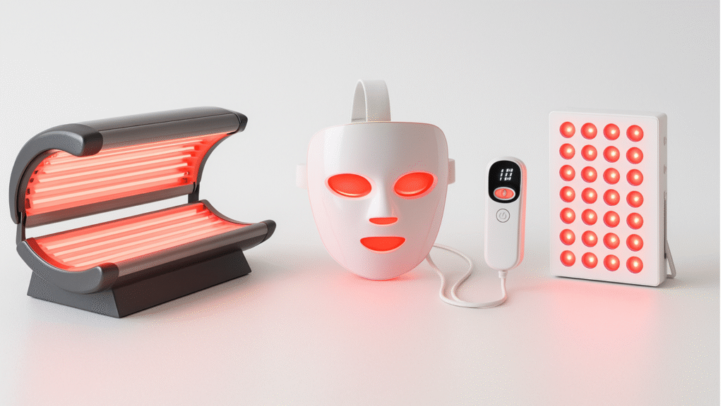 UV Light at home device led lights side by side comparison