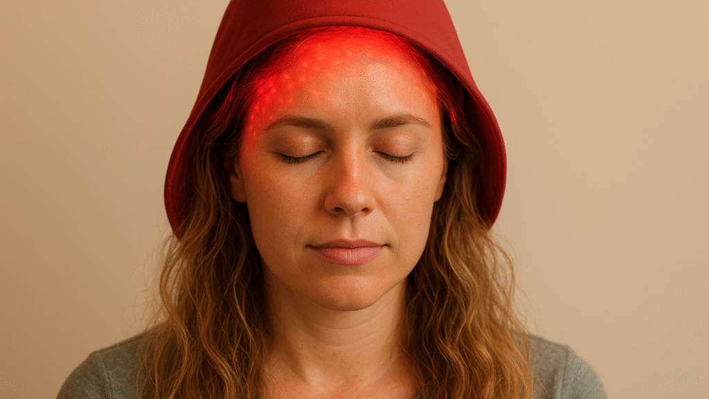 Use red light therapy for hair thickness and scalp health