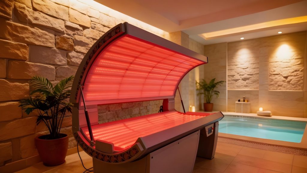 professional red light therapy bed